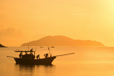 Vietnamese fishing boat